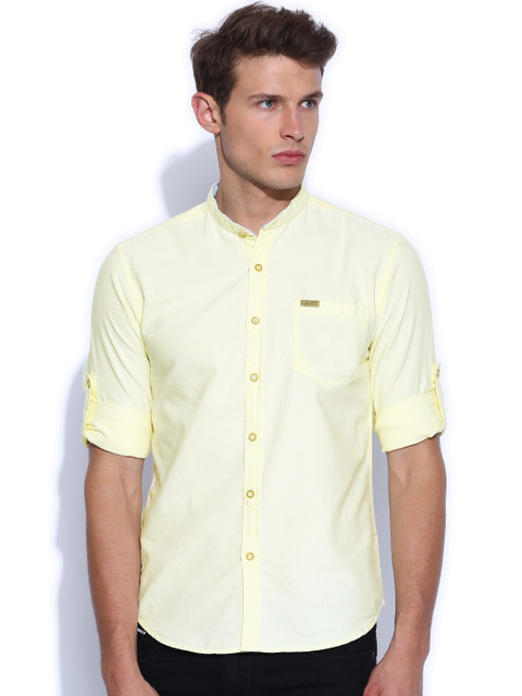 

Flying Machine Yellow Shirt