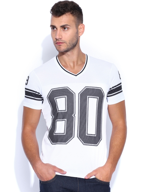 

Flying Machine White Printed T-shirt