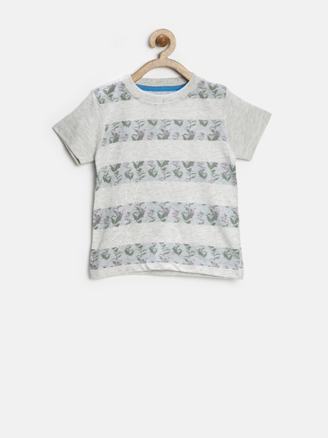 

Tickles Boys Grey Printed T-shirt