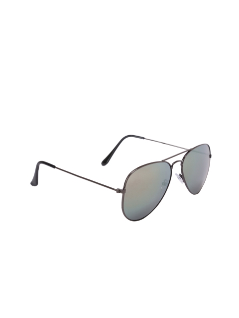 

Camerii Unisex Two-Toned Aviator Sunglasses SA32, Brown