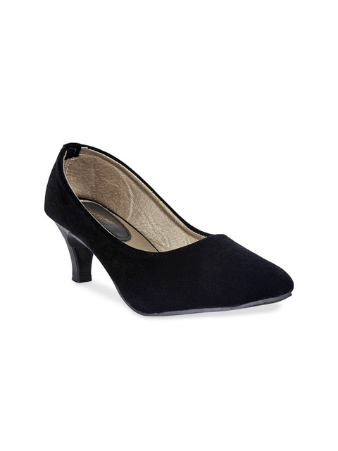 

Shoetopia Women Black Pumps