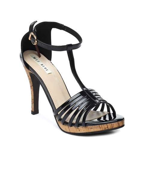 

Wet Blue Women Black Stilettos