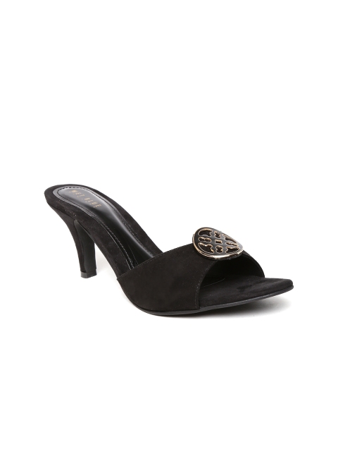 

Wet Blue Women Black Suede Slim Heels