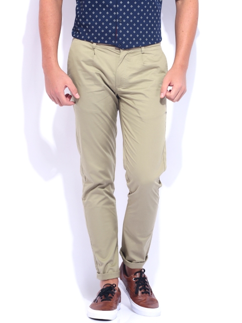 

United Colors of Benetton Beige Slim Casual Trousers