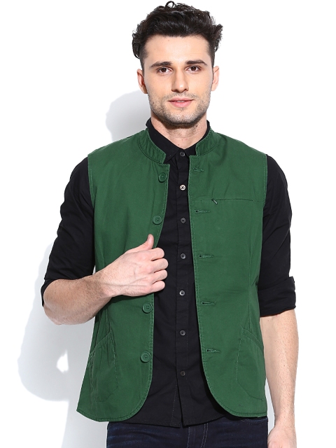 

United Colors of Benetton Green Waistcoat