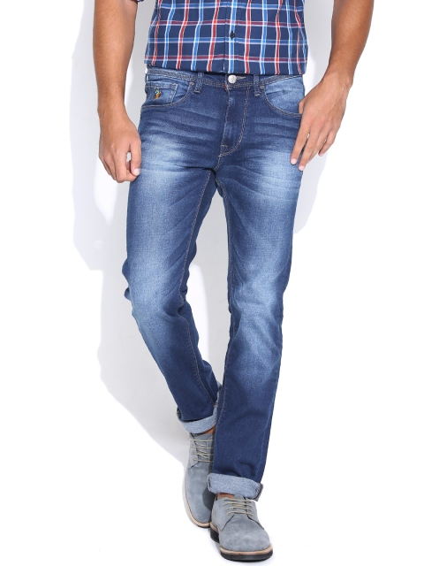 

U.S. Polo Assn. Denim Co. Blue Washed Regallo Slim Fit Stretchable Jeans