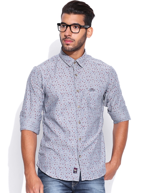 

U.S. Polo Assn. Denim Co. Grey Floral Print Casual Shirt