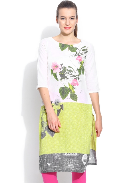 

W Multicoloured Printed Kurta, Multi