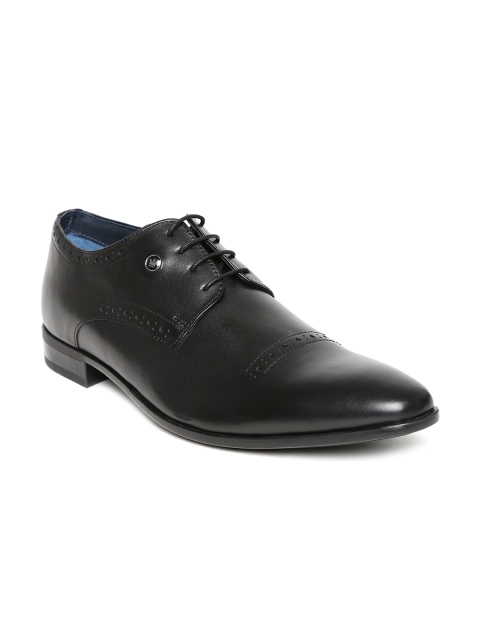 

Louis Philippe Men Black Leather Formal Shoes