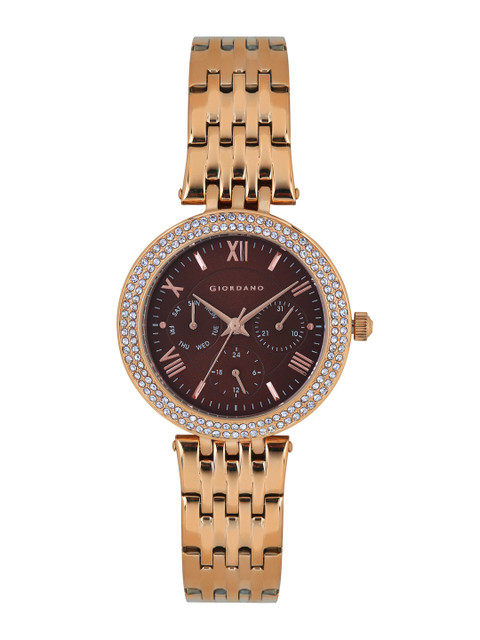 

GIORDANO Women Brown Dial Watch 2716-55