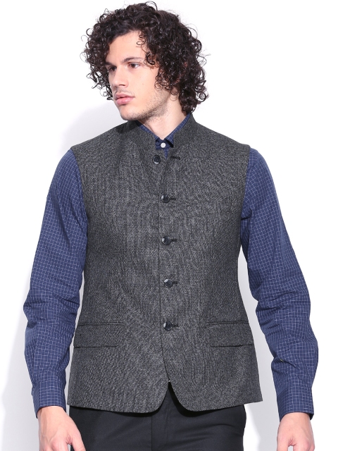 

Arrow Black Nehru Jacket