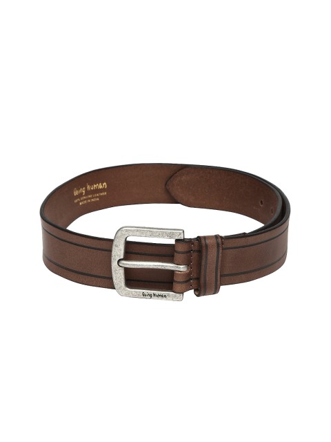 

Being Human Men Brown Leather Belt
