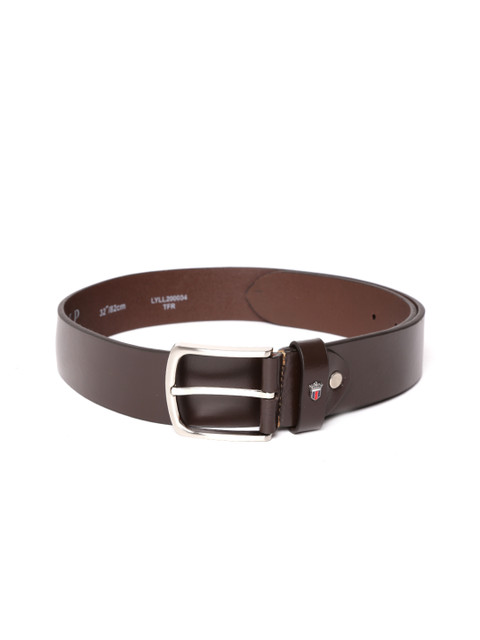 

Louis Philippe Men Brown Leather Belt