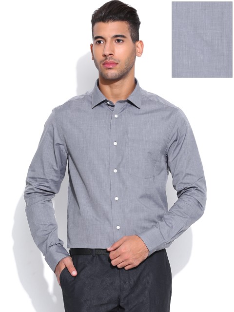 

Blackberrys Grey Slim Fit Formal Shirt