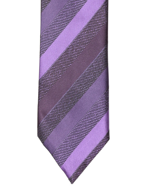 

Alvaro Castagnino Purple Striped Tie