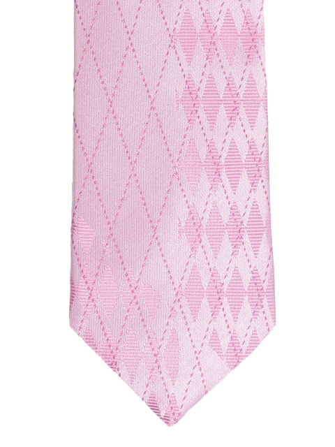 

Alvaro Castagnino Pink Argyle Patterned Tie