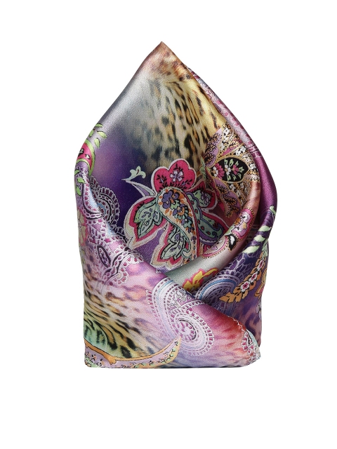 

Alvaro Castagnino Men Multicoloured Printed Pocket Square, Multi