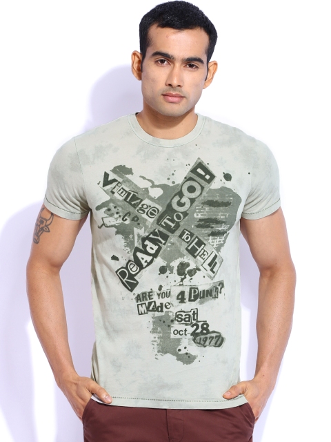 

Jack & Jones Grey Printed T-shirt