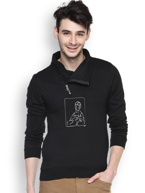 

Campus Sutra Black Sweatshirt