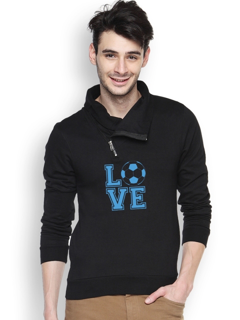 

Campus Sutra Black Sweatshirt