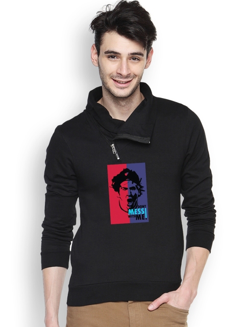 

Campus Sutra Black Sweatshirt