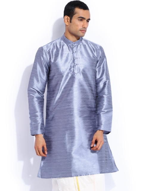 

Mangalyam British Club Blue Kurta, Grey