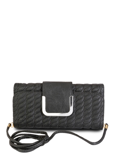 Swiss Design Women Black Clutch available at myntra for Rs.524