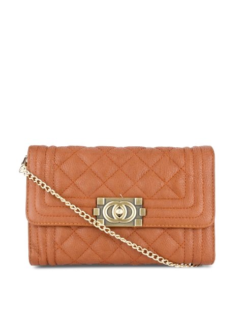 Swiss Design Brown Clutch available at myntra for Rs.524