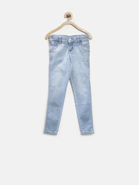 

Gini and Jony Girls Blue Skinny Fit Stretchable Jeans