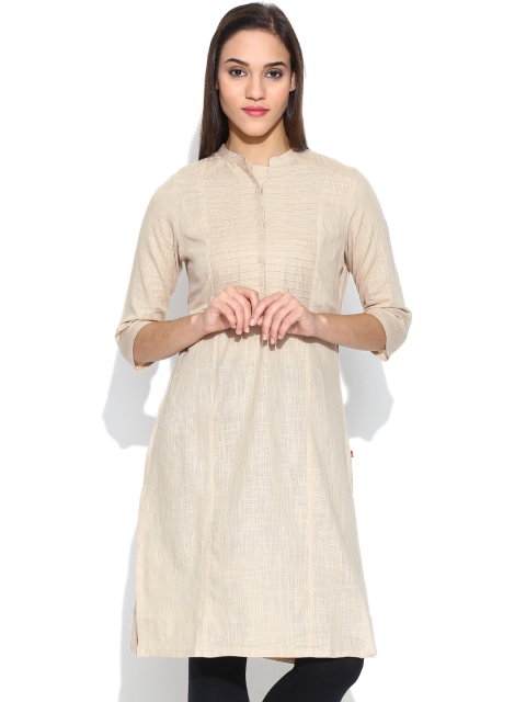 

W Beige Kurta