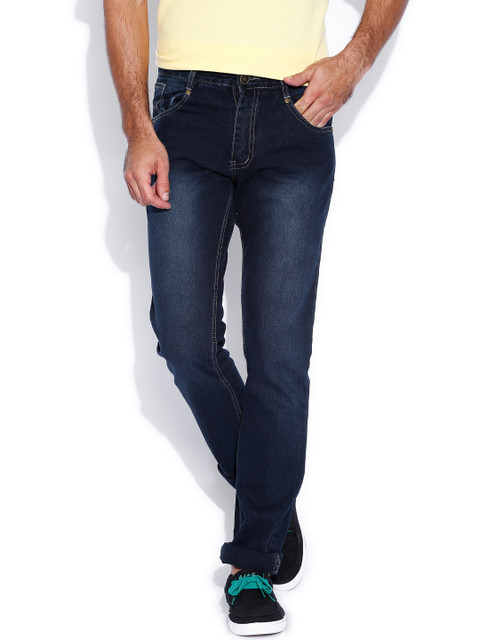 

American Crew Navy Straight Fit Jeans, Navy blue