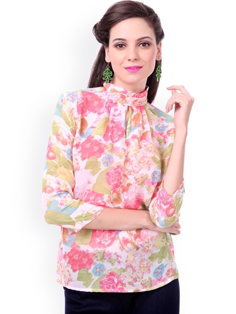 

SASSAFRAS Multicoloured Printed Top, Multi