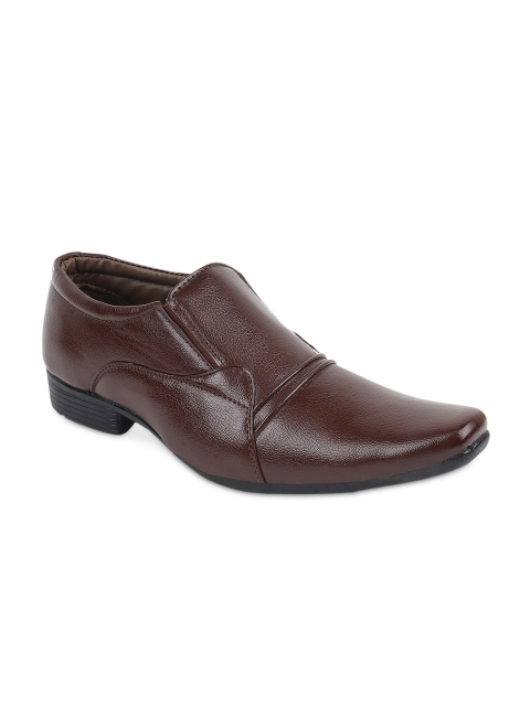 Guava Men Brown Formal Shoes