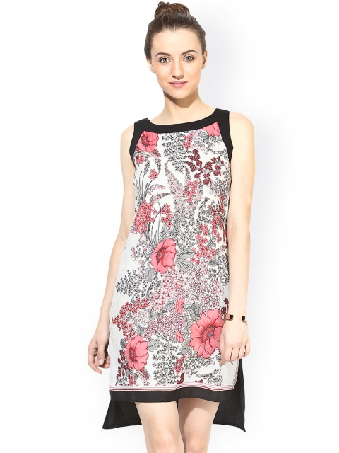 

Magnetic Designs White Floral Print High-Low Dress