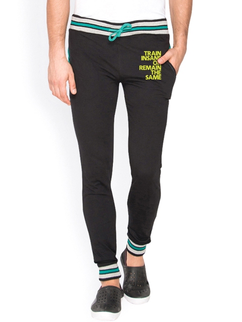 

Campus Sutra Black Track Pants