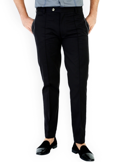 

MR BUTTON Black Slim Fit Trousers