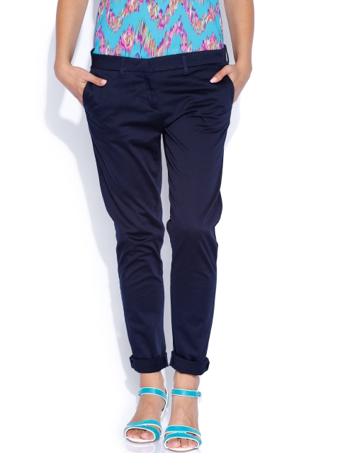 

Tokyo Talkies Navy Trousers, Navy blue