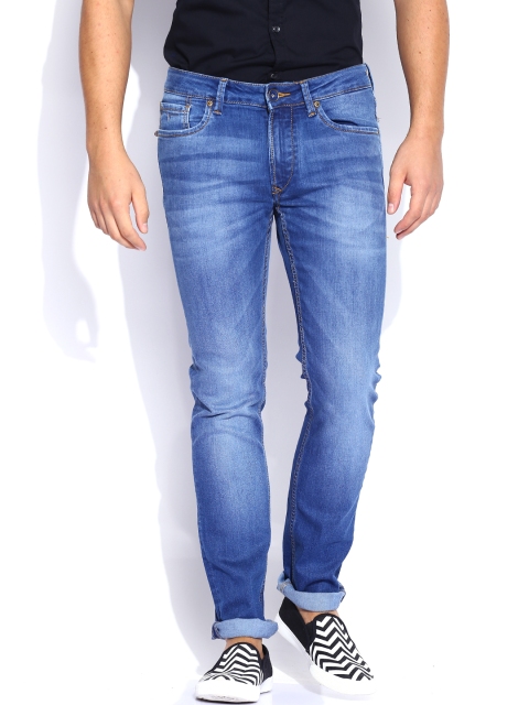 

Flying Machine Blue Washed Jackson Skinny Stretchable Jeans