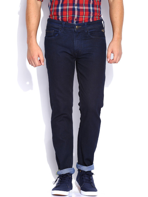 

Flying Machine Navy Prince Slim Fit Stretchable Jeans, Navy blue