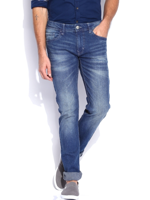 

Flying Machine Blue Washed Michael Slim Fit Jeans