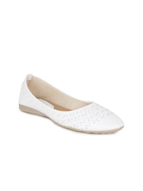 

Shoetopia Women White Flat Shoes