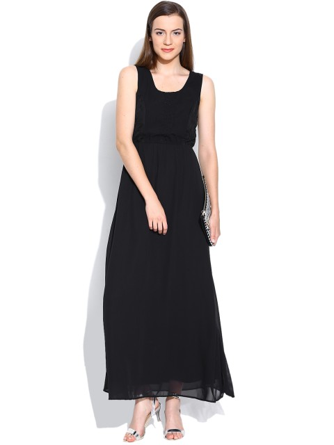 

Vero Moda Black Beaded Maxi Dress