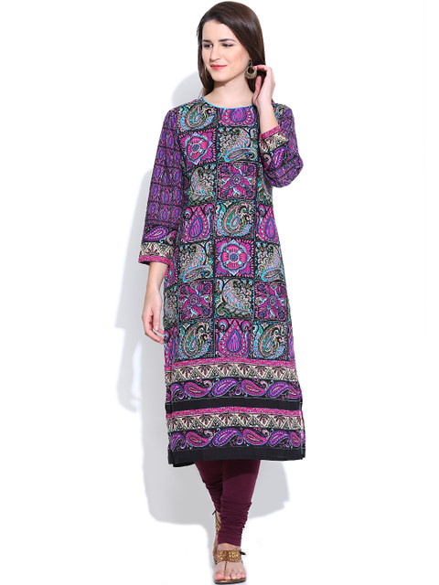 

Rain & Rainbow Multicoloured Printed Kurta, Multi