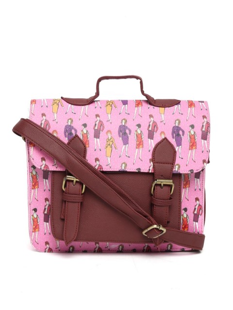 

BandBox Pink Printed Satchel