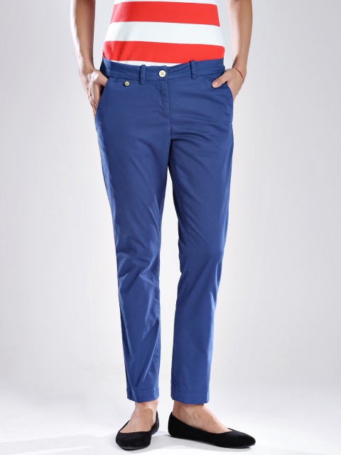 

Nautica Blue Ankle-Length Trousers