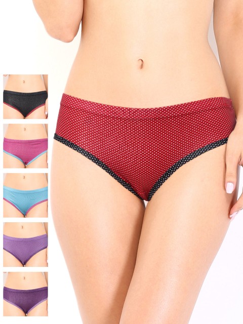 

Leading Lady Pack of 6 Printed Briefs 31.6, Multi