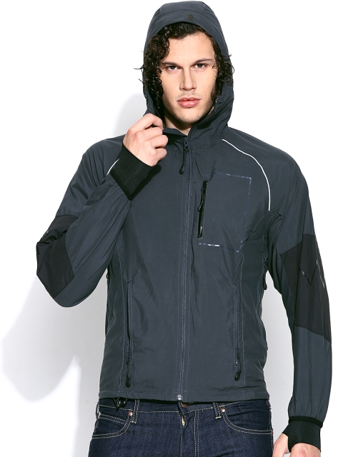 Wrangler Grey Hooded Jacket available at myntra for Rs.2198