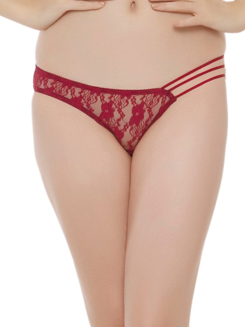 

Clovia Maroon Bikini Briefs PN0277Q09