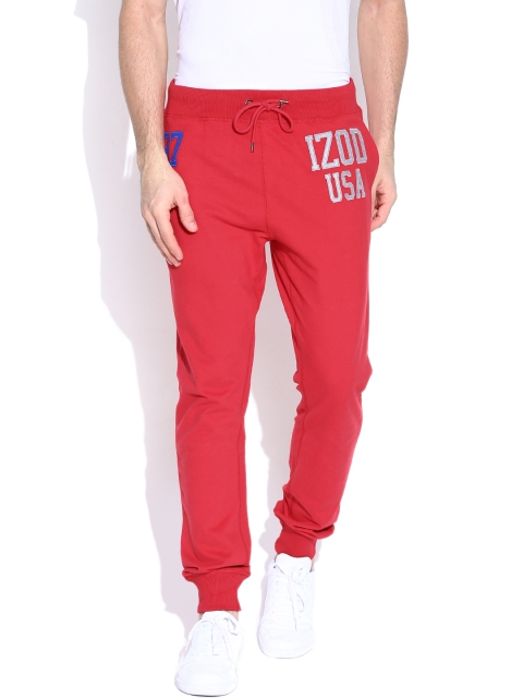 

IZOD Red Lex Slim Fit Track Pants