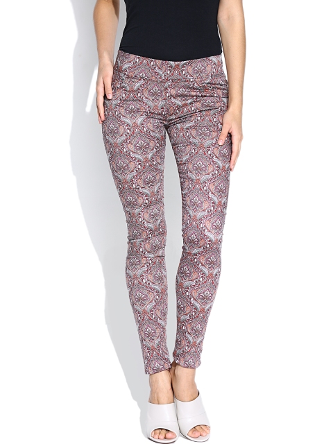 

Sera Multicoloured Printed Casual Trousers, Multi